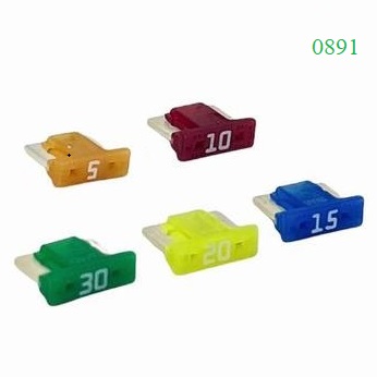 0891 Series Littelfuse Low Profile MINI® Blade Fuses Rated 58V