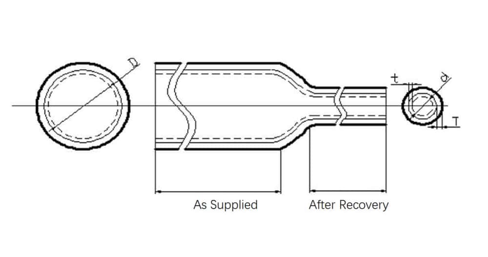 RSGG-T series thick Glue Dual Wall Heat Shrinkable tubing (1)