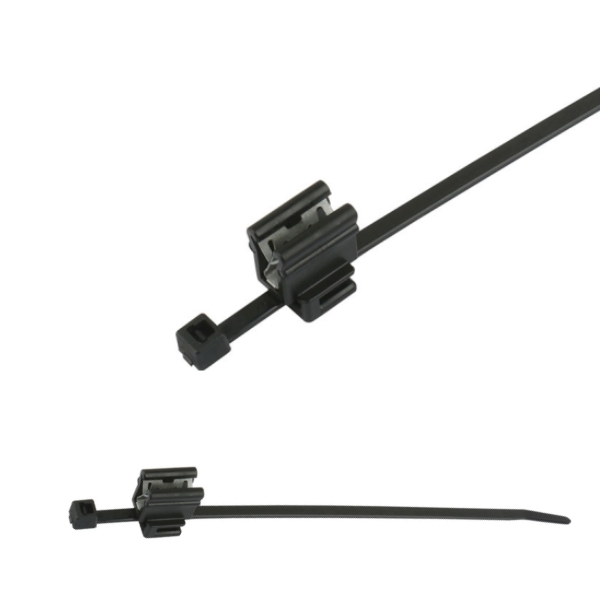 150-76080 2-Piece Fixing Cable Ties with Edge Clip