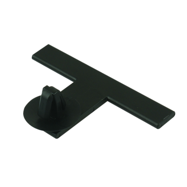 151-00968 Wire Loom Clips  with?Arrowhead, PA66, Black, Car Cable Clips