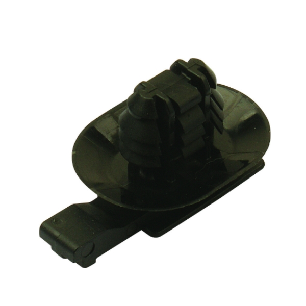 151-01553 automotive wire loom clips fir tree cable clips for Connector housing, PA66, Black