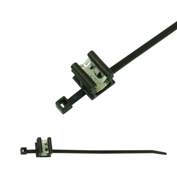 156-00527 2-Piece Fixing Cable Ties with Edge Clip