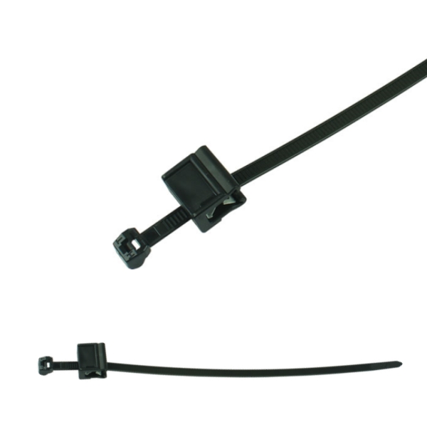 156-00575 2-Piece Fixing Cable Ties with Edge Clip