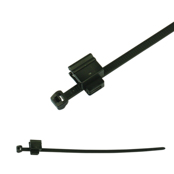 156-00623 2-Piece Fixing Cable Ties with Edge Clip