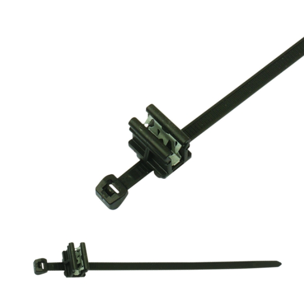 156-00771 2-Piece Fixing Cable Ties with Edge Clip