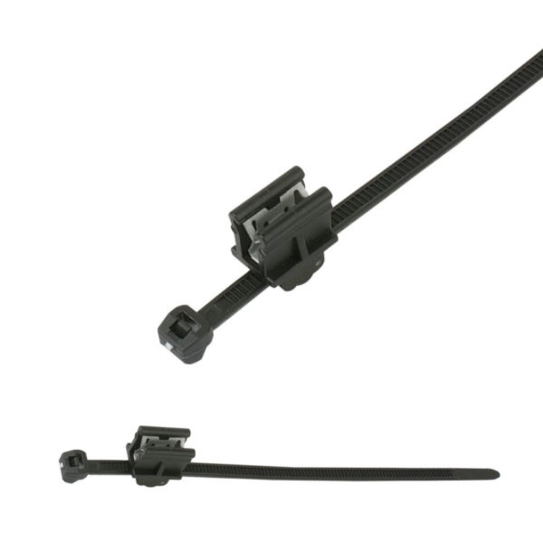 156-01140 2-teilige Kabelbinder zur Befestigung mit Kantenclip