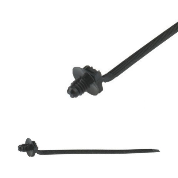 157-00084 1-Piece Fir Tree Cable Tie for Round Hole,Push ...
