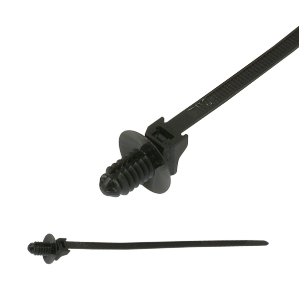 157-00127 1-Piece Fir Tree Cable Tie for Round Hole,Push ...