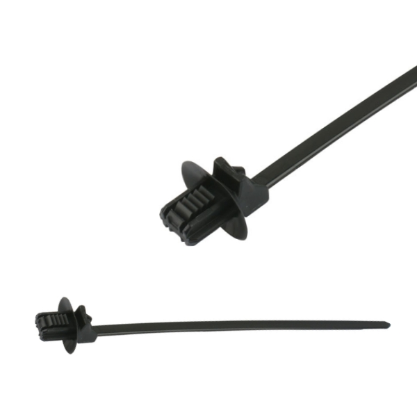 157-01105 1-Piece Fir Tree Cable Tie for Oval Hole,Push M...