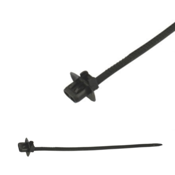 200600000 1-Piece  Arrowhead Mount Cable Tie,Push Mount Cable Ties for Oval Hole
