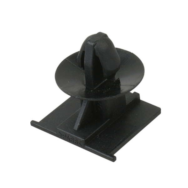 6810-6170 Wire Loom Clips  with?Arrowhead for Connector housing, PA66, Black, Car Cable Clips