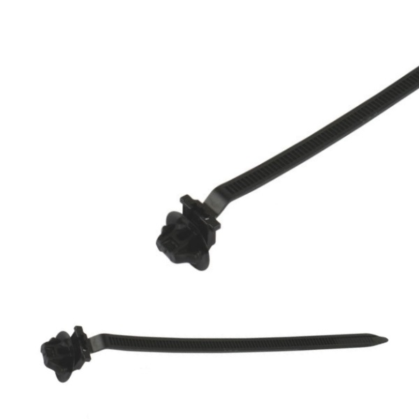 82711-16830 1-Piece  Arrowhead Mount Cable Tie,Push Mount Cable Ties for Oval Hole