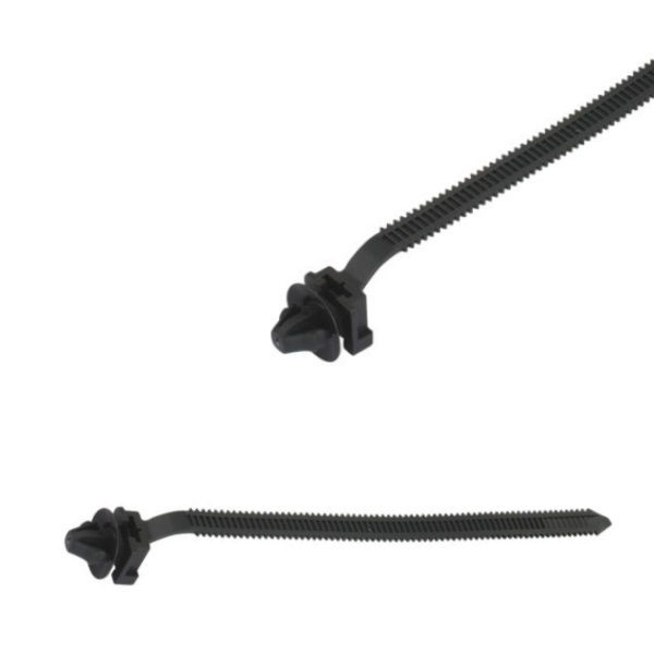 82711-60320 1-Piece  Arrowhead Mount Cable Tie,Push Mount Cable Ties for Round Hole