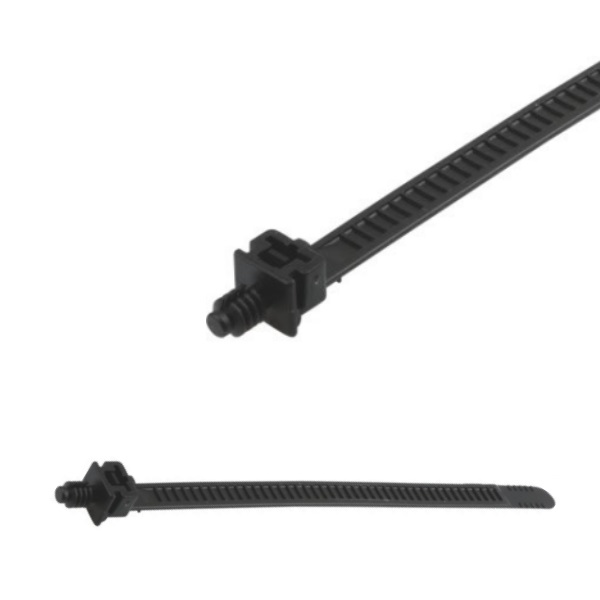 82711-B0040 1-Piece Fir Tree Cable Tie for Round Hole,Push Mount Cable Ties