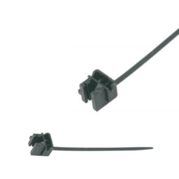 90070629 1-Piece Fixing Cable Ties with Edge Clip