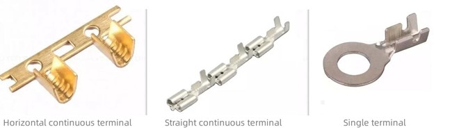 According to the connection mode Horizontal continuous terminal，Straight continuous terminal & Single terminal