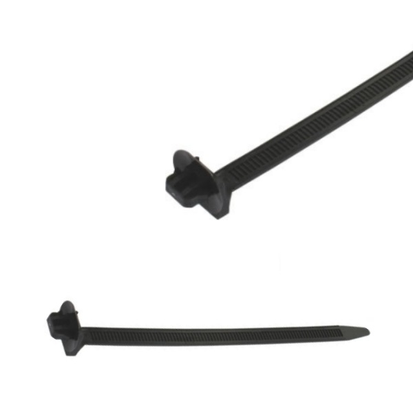 CS03 1-Piece  Arrowhead Mount Cable Tie,Push Mount Cable Ties for Oval Hole
