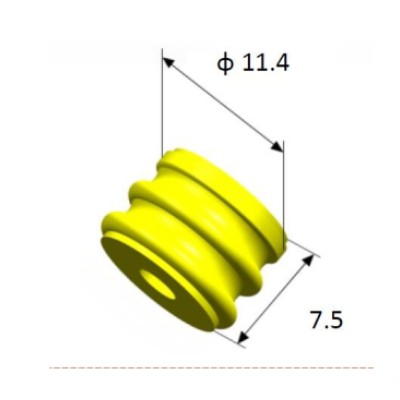 EFWS11401 Automotive Seals & Cavity Plugs, Single Wi...