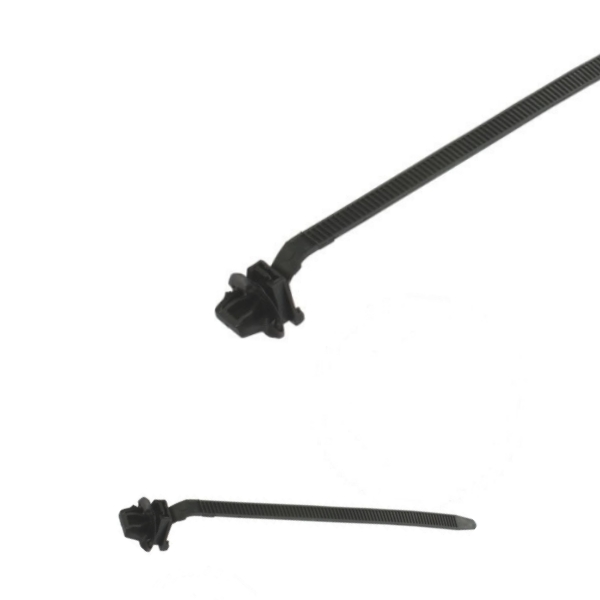HF0201 1-Piece  Arrowhead Mount Cable Tie,Push Mount Cable Ties for Oval Hole