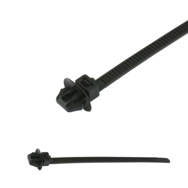 M72000252 1-Piece  Arrowhead Mount Cable Tie,Push Mount Cable Ties for Oval Hole