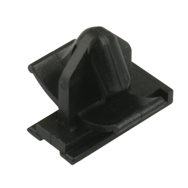 MG633713-5 Clips with?Arrowhead for Connector housing, PA66, Black, Car Cable Clips