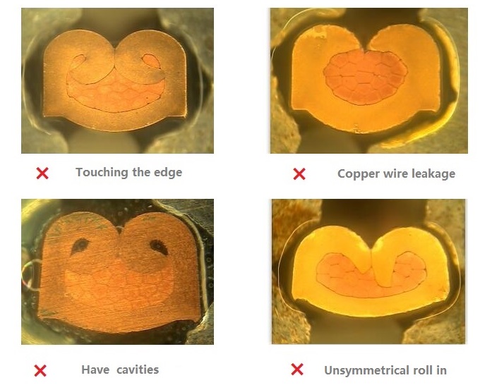 Unqualified crimping cases