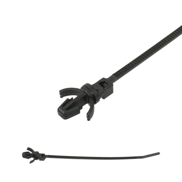 WIT-18R2A-4-UVB 1-Piece  Arrowhead Mount Cable Tie,Push Mount Cable Ties for Round Hole
