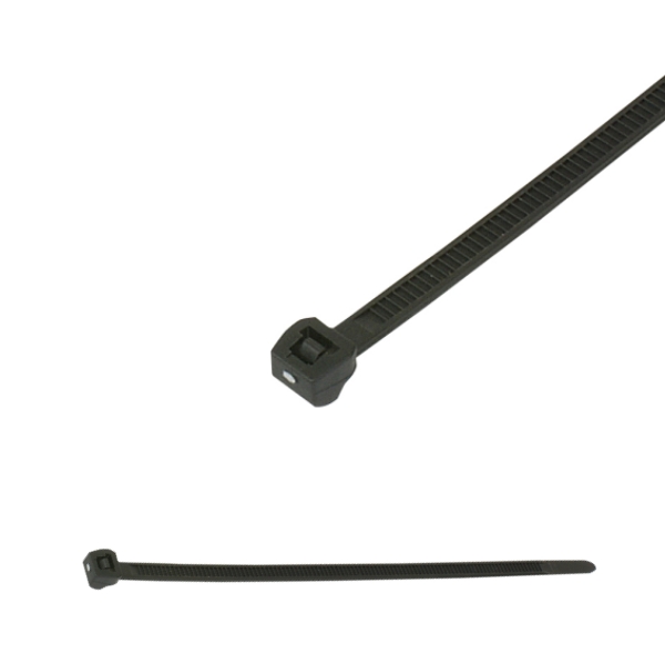 ZD150×4.8 1-Piece Black Zip Tie for Bundle diameter Φ1.6-Φ35